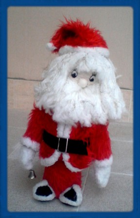 Nový Mikulaš 2012, výška 60 cm, s pet fľaše